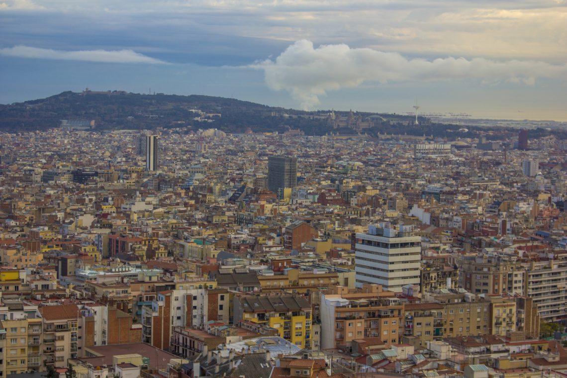 colourful buildings view