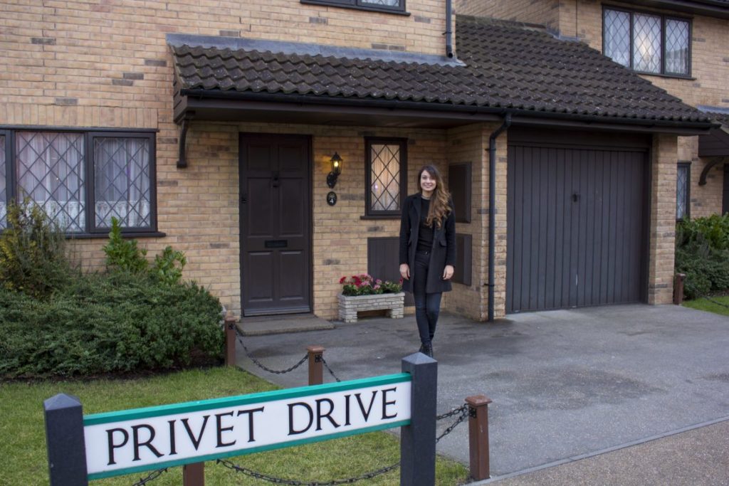 standing at privet drive