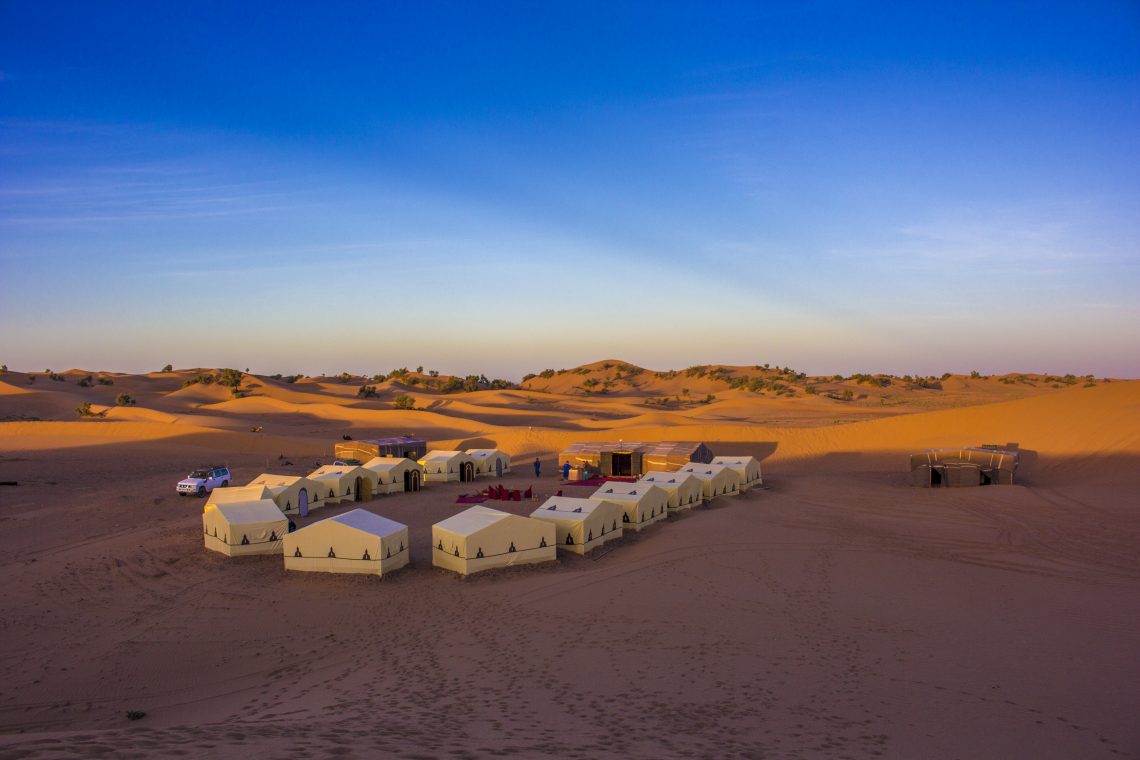 Campsite in the Sahara