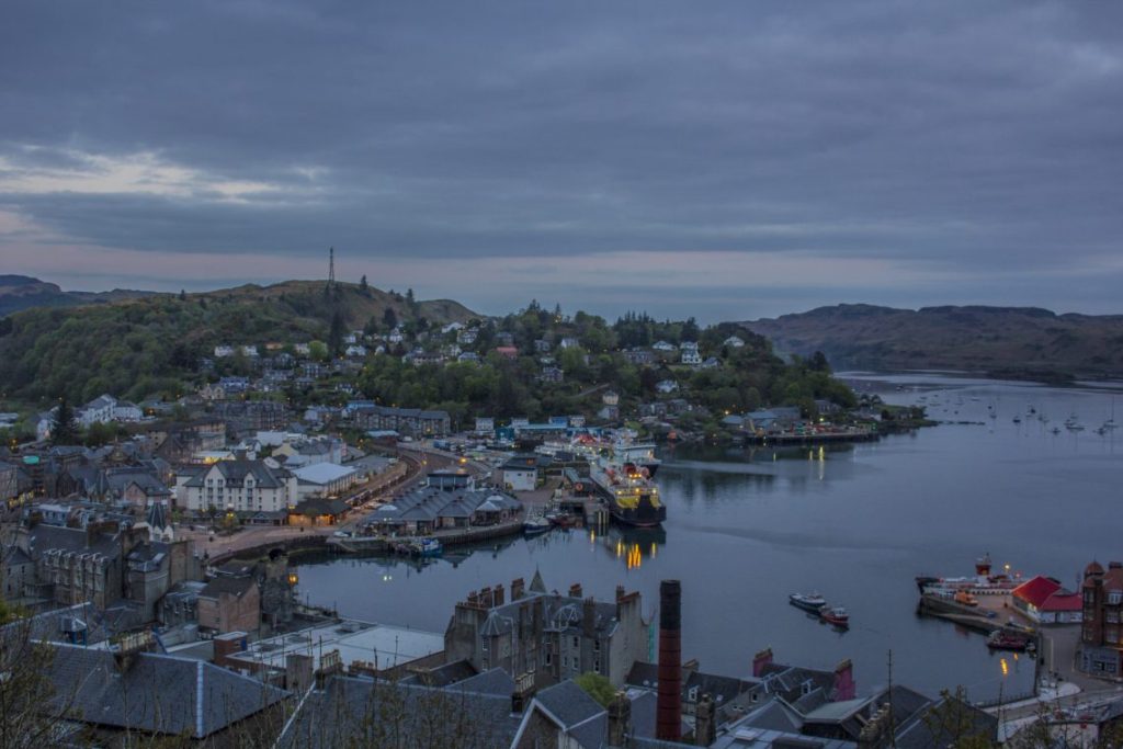 Oban - Sunrise from McCaig Tower