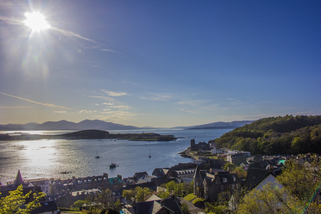 Haggis Adventures Highland Fling Tour Scotland Oban - View from McCaig Tower