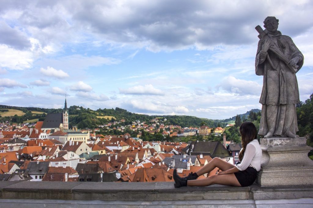 Cesky Krumlov fairytale town solo female travel Czech Republic