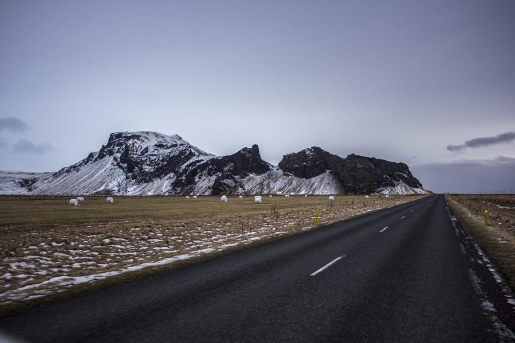 On the way to Vik Iceland Solo Female Travel Roadtrip Winter