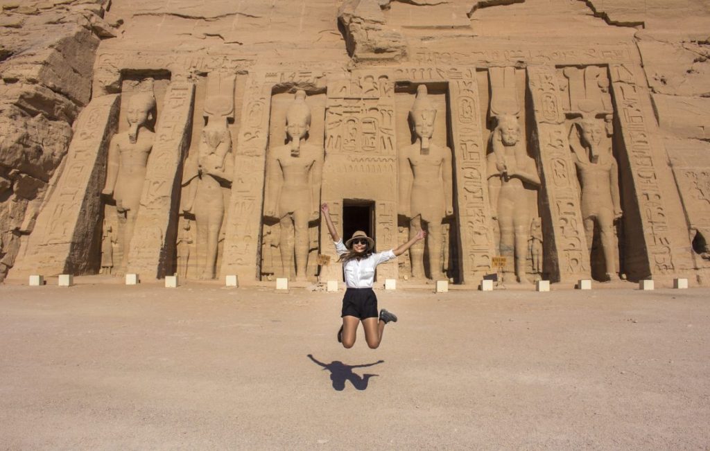 temple of Hathor and Nefertari the small abu simbel temple - Travel Talk Tours Solo female travel egypt
