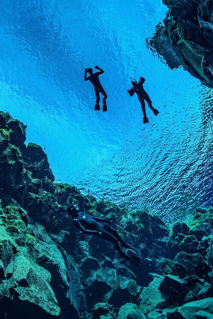 Snorkeling Between Tectonic Plates in Iceland