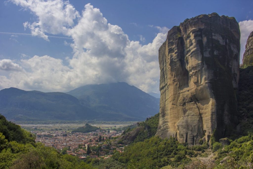 Meteora Monasteries Greece Solo Female travel walking to Kalambaka