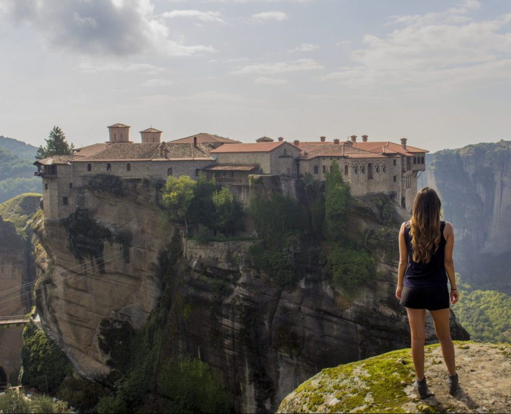 Solo Female Travel Meteora Monastries Greece Monastery of Great Meteoron The Monastery of Varlaam The Monastery of Rousanou:St. Barbara The Monastery of St. Nicholas Anapausas