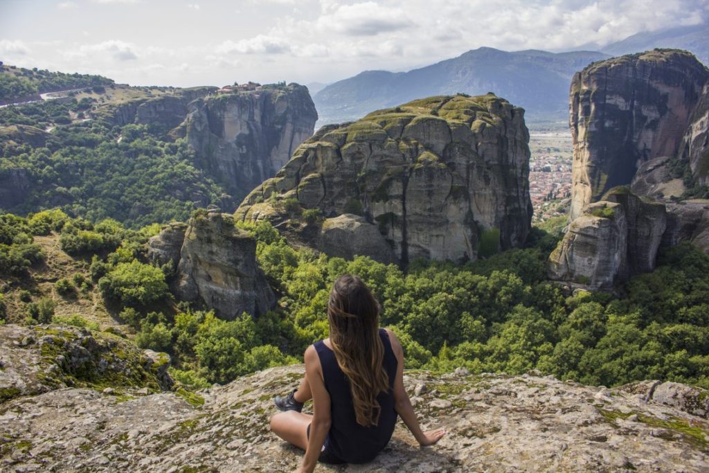 Solo Female Travel Meteora Monastries Greece Monastery of Great Meteoron The Monastery of the Holy Trinity 7