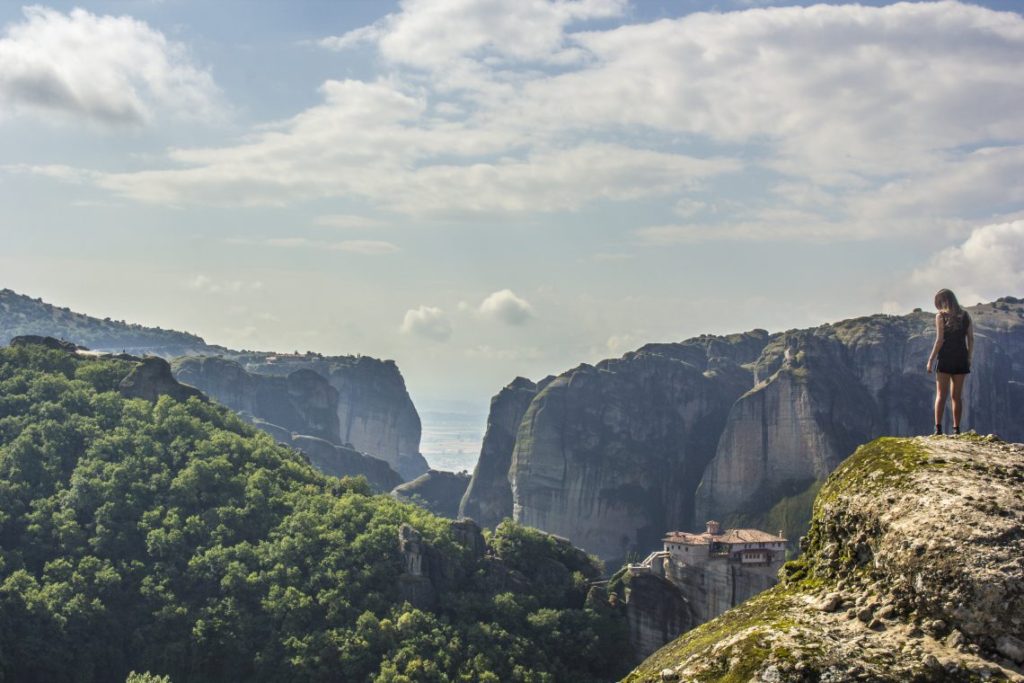 Solo Female Travel Meteora Monastries Greece The Monastery of St. Stephen The Monastery of the Holy Trinity 9