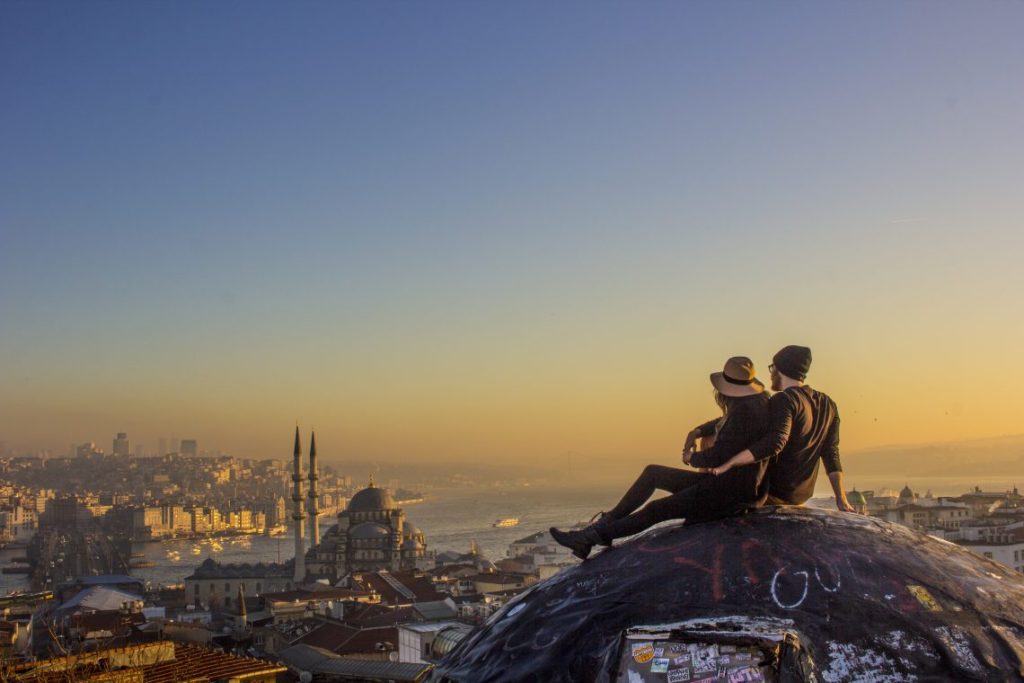 Istanbul secret rooftop best view Valide Han Büyük Valide Han