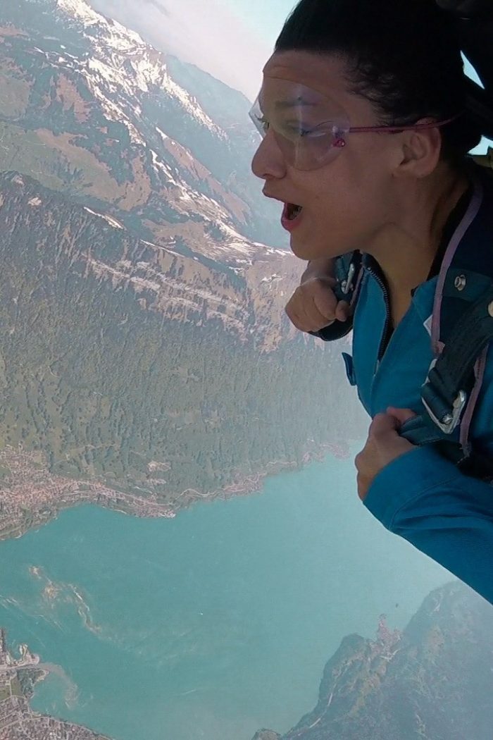 Skydiving over the Swiss Alps in Interlaken