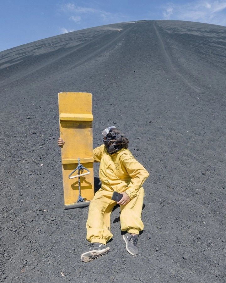 Volcano Boarding Leon Nicaragua