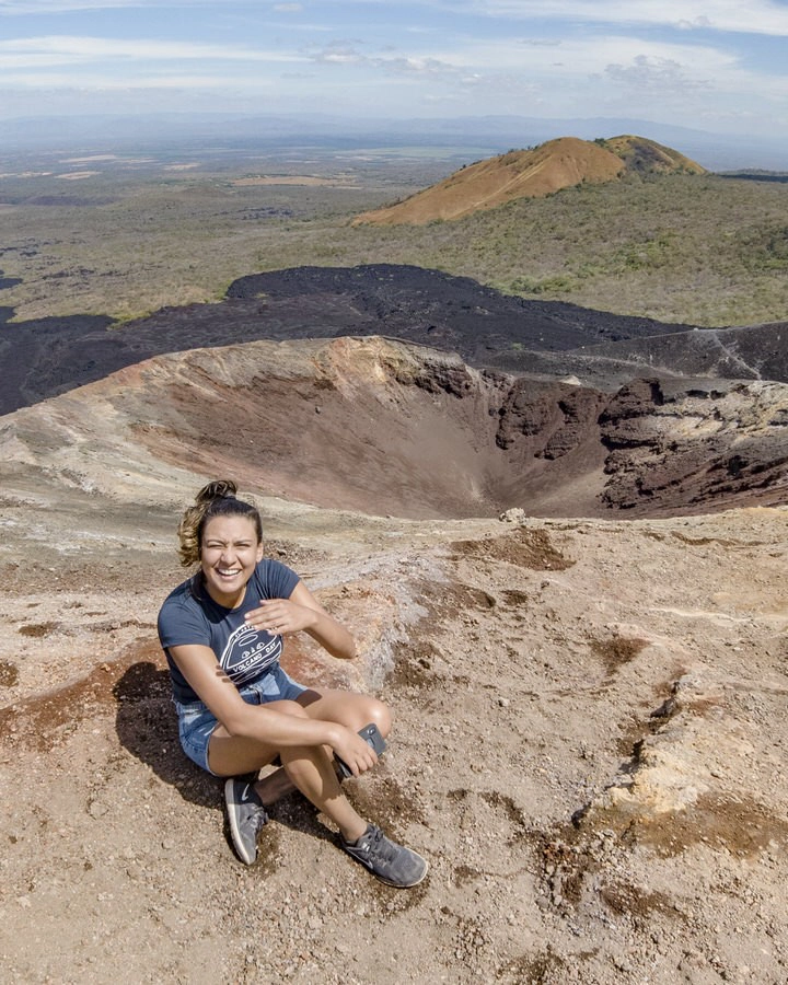 The Summit of Cerro Negro Volcano