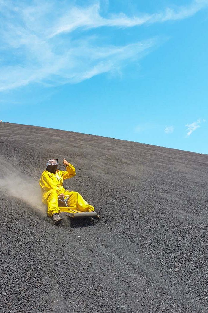 Volcano Boarding Nicaragua : Insane But Fun